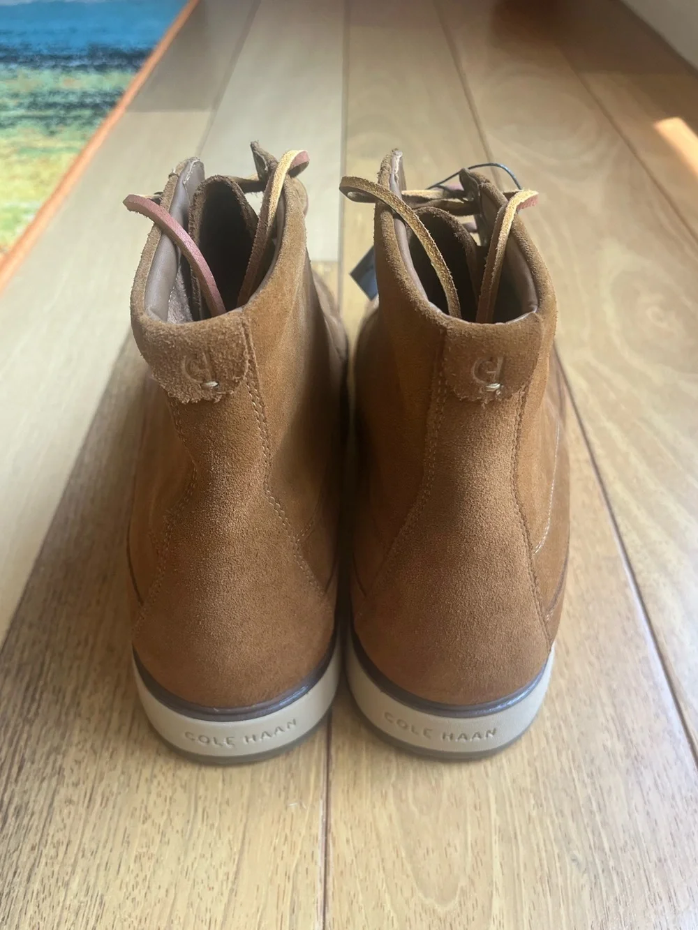 NWOB Cole Haan Muir Moc Tall Boots Waterproof Leather Men’s Size 12 Brown C41155